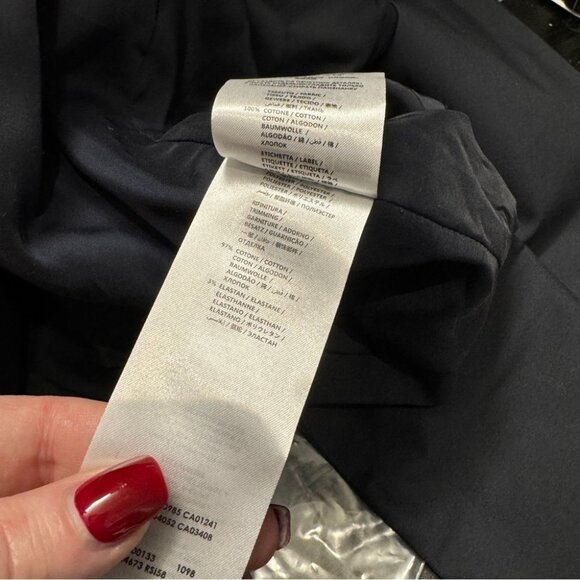 NWT McQ Alexander McQueen Navy Blue Coat Jacket size M - Picture 8 of 8